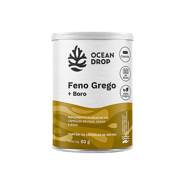 FENO GREGO + BORO 120 CAPS 500 MG OCEAN DROP