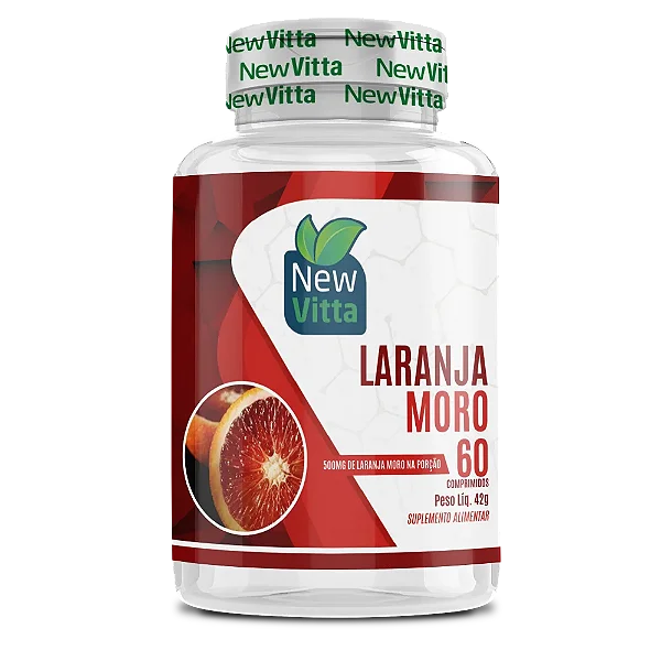 LARANJA MORO + CAFE + CROMO 60 COMP 700 MG NEW VITTA