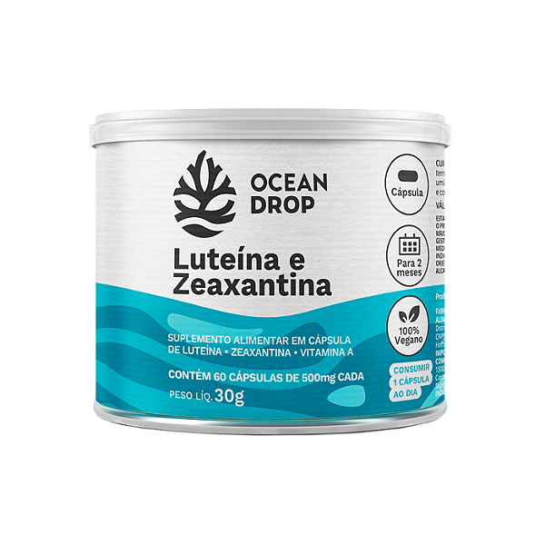 LUTEINA + ZEAXANTINA 60 CAPS 500 MG OCEAN DROP