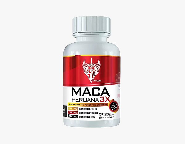 MACA PERUANA 120 CAPS SHADOW NUTRITION