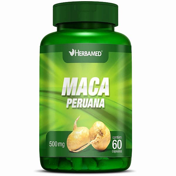 MACA PERUANA HERBAMED 60 CAPS 500 MG