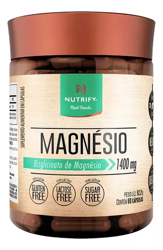 MAGNESIO BISGLICINATO 60 CAPS NUTRIFY