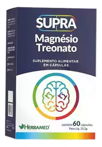 MAGNESIO TREONATO SUPRA 60 CAPS 421 MG HERBAMED
