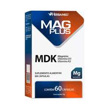 MAGPLUS MDK - MAGNESIO D3 E K2 60 CAPS HERBAMED