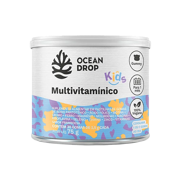 MULTIVITAMINICO KIDS 30 GOMAS 75 G OCEAN DROP