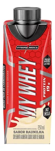 MY WHEY SHAKE BAUNILHA 250ML INTEGRAL MEDICA