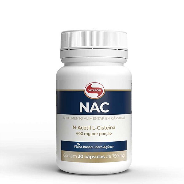 NAC ACETIL CISTEINA 30 CAPSULAS 750MG VITAFOR