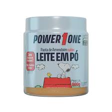 PASTA AMENDOIM POWER 1 ONE LEITE EM PÓ SNOOPY 600 G
