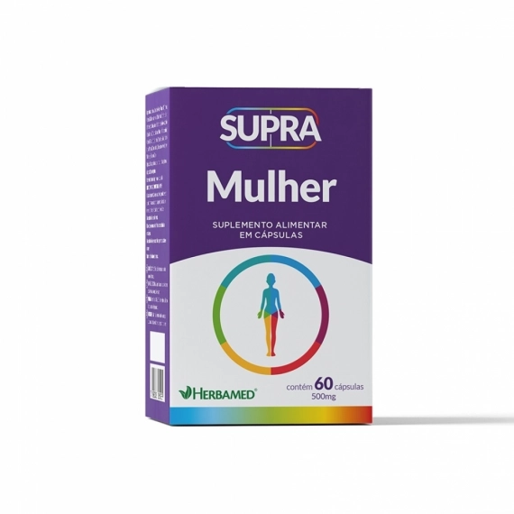 POLIVITAMINICO SUPRA MULHER HERBAMED 60CAPS 500MG