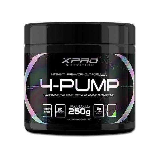 PRE TREINO 4 PUMP MAÇA VERDE 250G X PRO NUTRITION