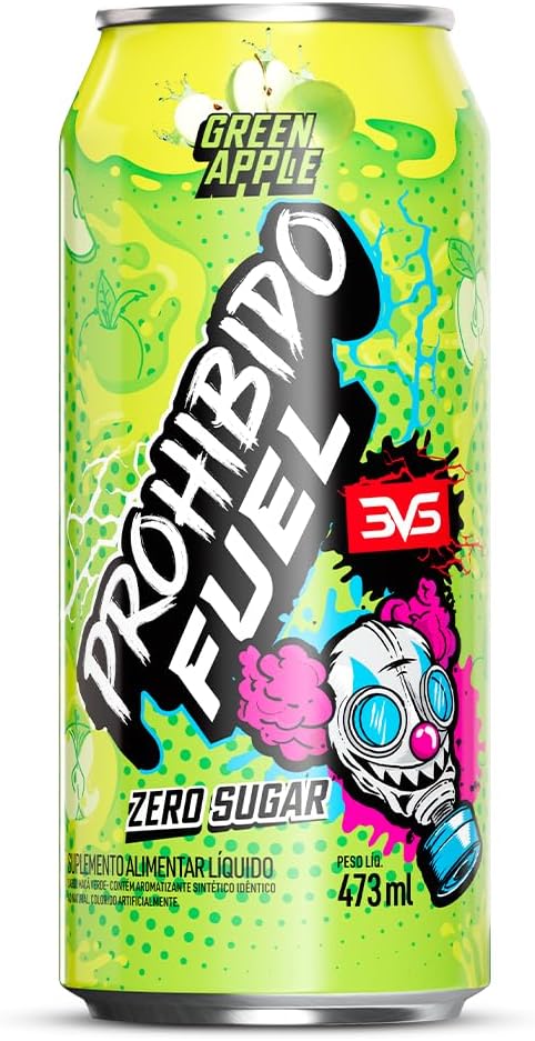 PRE TREINO PROHIBIDO FUEL GREEN APPLE UND