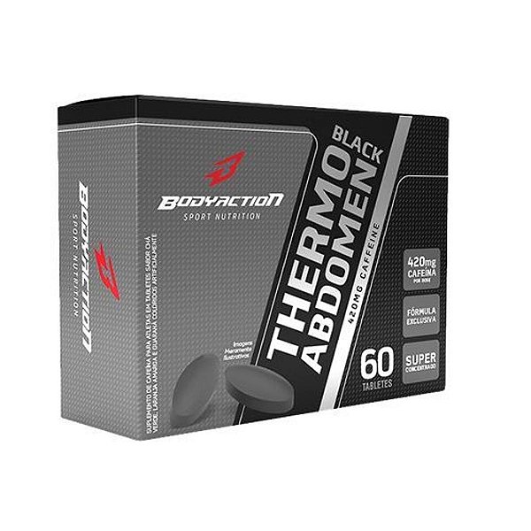 THERMO ABDOMEN BLACK 60 TAB BLISTER BODY ACTION 420MG