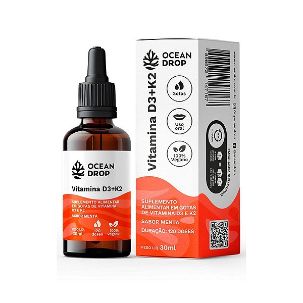 VITAMINA D3+K2 GOTAS 30ML OCEAN DROP