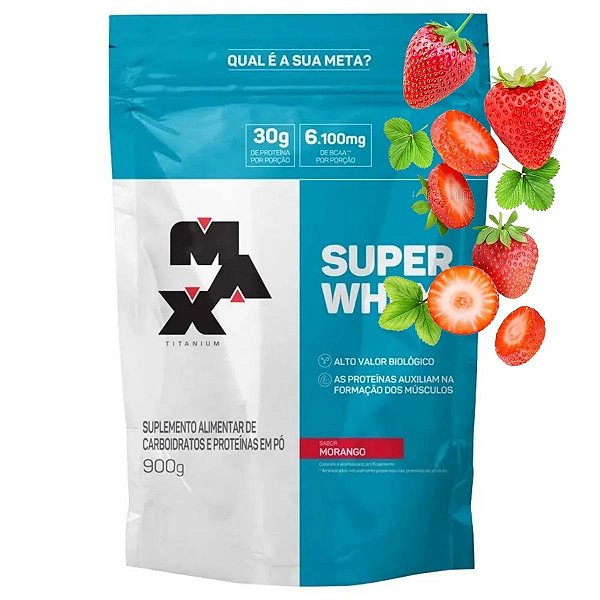 SUPER WHEY MAX TITANIUM 900G REFIL