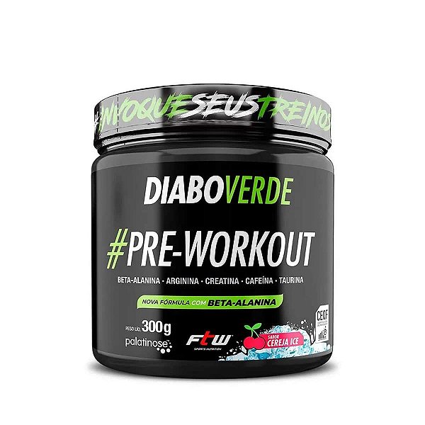 PRE TREINO DIABO VERDE PO 300G FTW