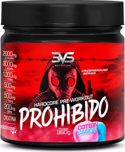 PRE TREINO PROHIBIDO 360 G 3VS