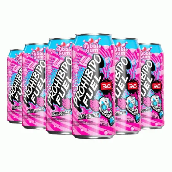 PRE TREINO PROHIBIDO FUEL PACK C/6 473 ML 3VS CADA