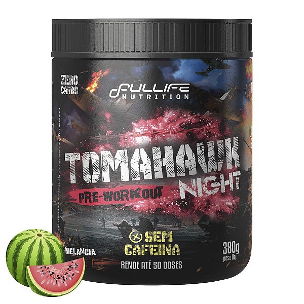PRE TREINO TOMAHAWK NIGHT  FULLIFE 380G