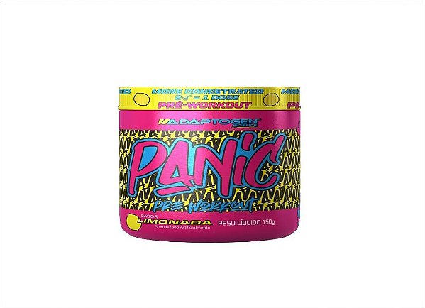 PRE TREINO WORKOUT PANIC ADAPTOGEN 150G
