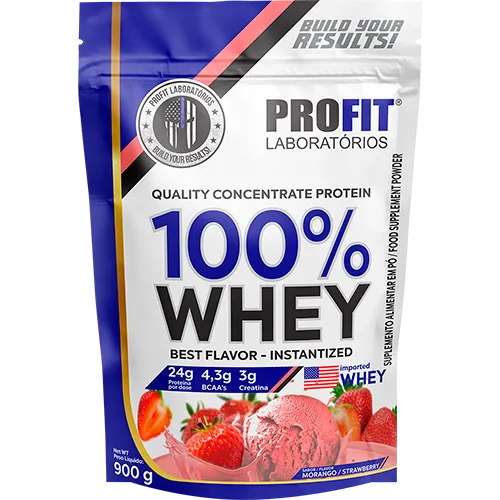 100% WHEY CONCENTRATE REFIL 900G PROFIT