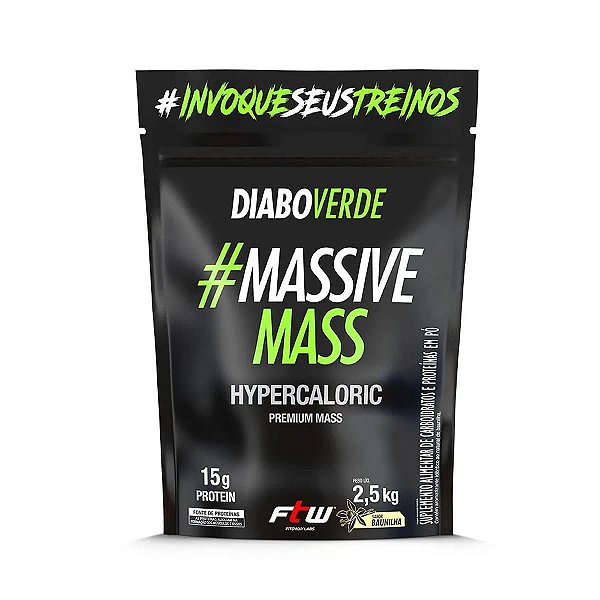 HIPERCALORICO DIABO VERDE MASSIVE MASS 2,5KG FTW