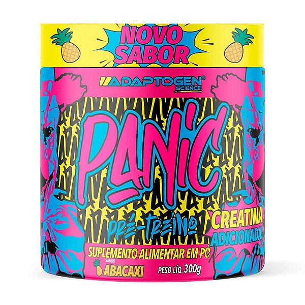 PRE TREINO WORKOUT PANIC ADAPTOGEN 300G