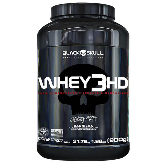 WHEY 3 HD BLACK SKULL  900G