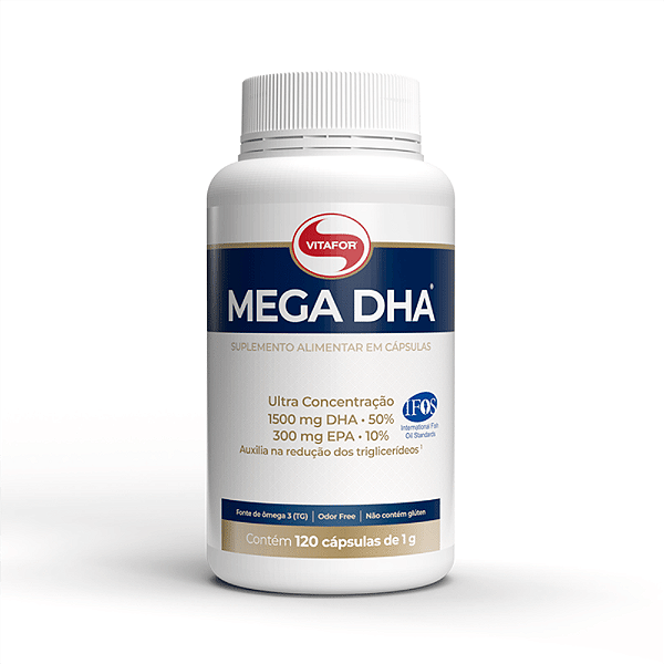 MEGA DHA 120 CAPSULAS 1000MG - VITAFOR