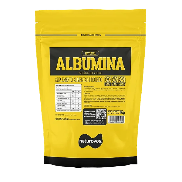 ALBUMINA NATUROVOS NATURAL 1KG