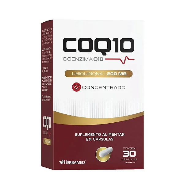 COENZIMA Q10 30 CAPS - 200MG HERBAMED