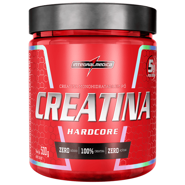 CREATINA HARDCORE 500G POTE - INTEGRAL MEDICA