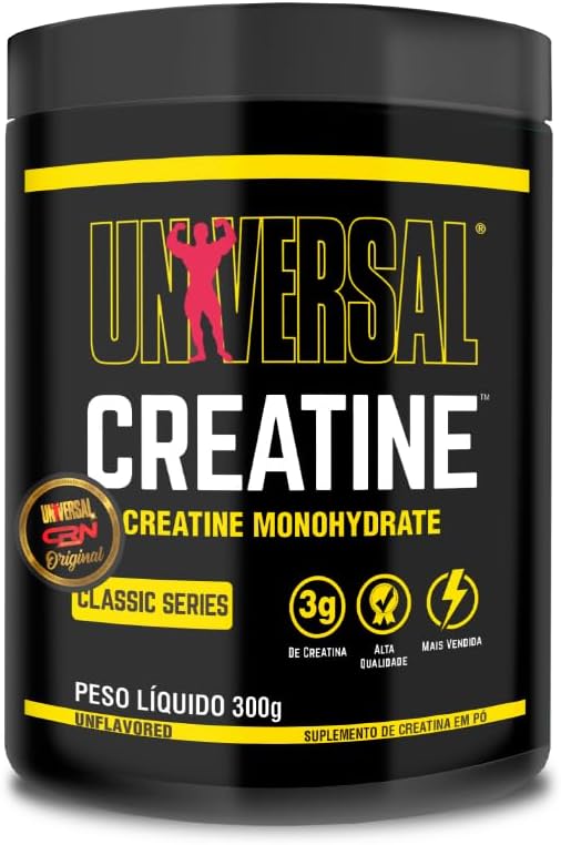 CREATINA MONOHIDRATADA UNIVERSAL 300G - CR NUTRITION