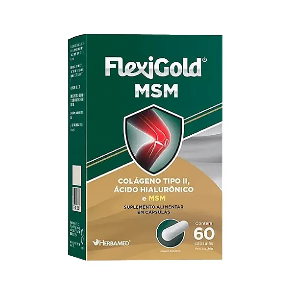 FLEXIGOLD MSM 500MG / 60 CAPS HERBAMED