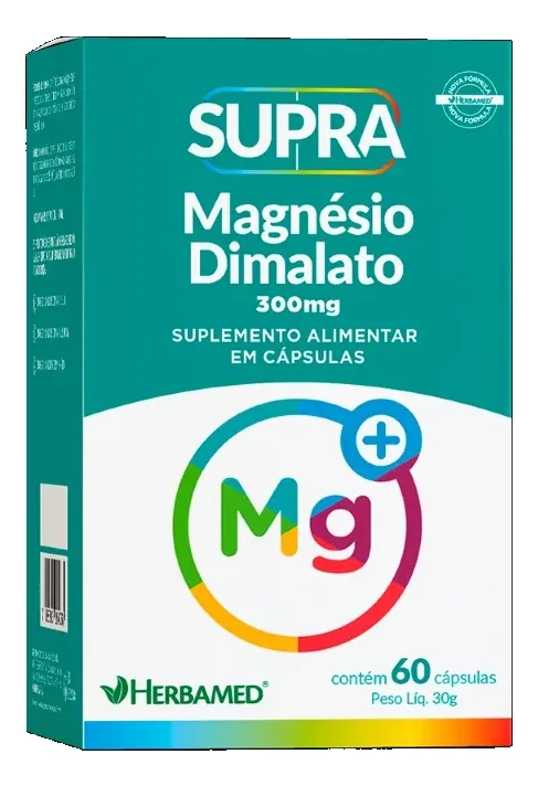 MAGNESIO DIMALATO SUPRA 60CAPS HERBAMED
