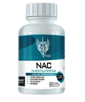 NAC (N-Acetyl-Cisteína) - 120 CAPS  SHADOW NUTRITION