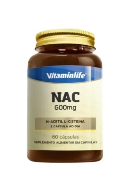 NAC 600MG 60 CAPS VITAMINLIFE