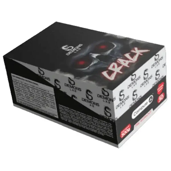 PRE TREINO CRACK 10G DEMONS LAB DISPLAY - 30 DOSES POPPING CANDY