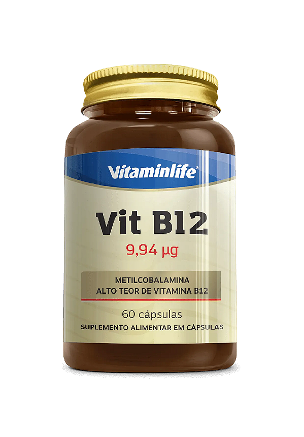 VIT B12 9,94MCG 60 CAPS VITAMINLIFE
