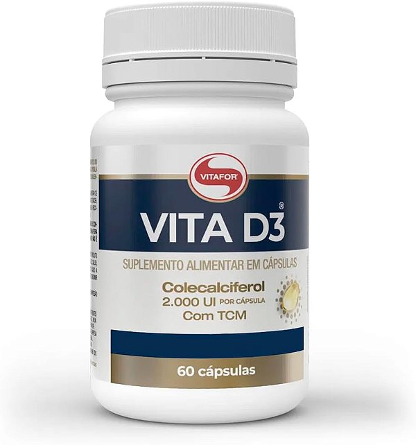 VITA D3 60 CAPS 500MG - VITAFOR