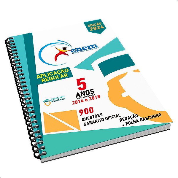 Apostila Enem 5 Anos de Provas Anteriores 2014 a 2018
