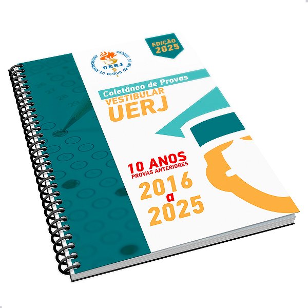 Apostila Colorida UERJ 2025 com Provas 2016 a 2025 - Kit Completo