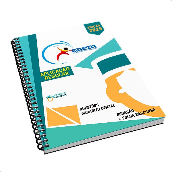 Apostila ENEM 2025 com Provas 2020 a 2024 - 5 Anos Completa
