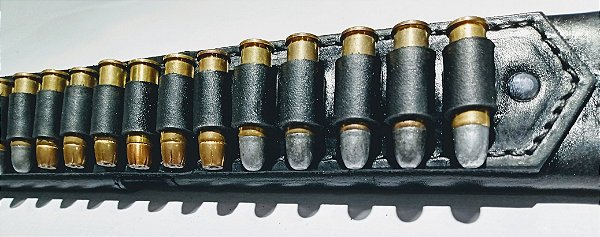 Porta Munição Removível, calibres 38/357, 36, 28 ou 12  ( 16 munições )