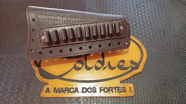 Protetor de  coronha p/ Carabina puma 38/357 (p/ 10 munições)