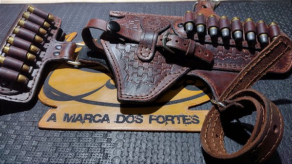 Coldre Perna ( Robocop )  Revolver 357 e 44mag - 6,5" Polegadas
