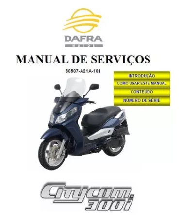Manual De Serviço Dafra Citycom 300i Em Português