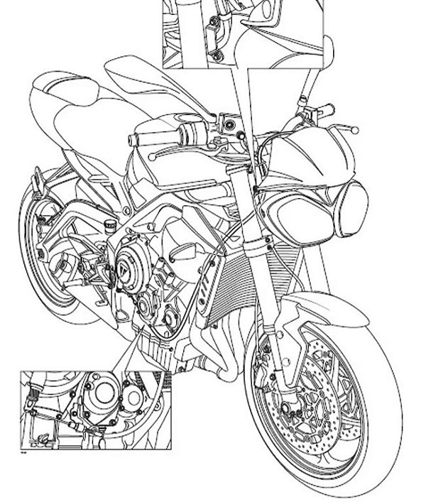Manual De Serviço Triumph Street Triple Rs 765 2016 A 2018