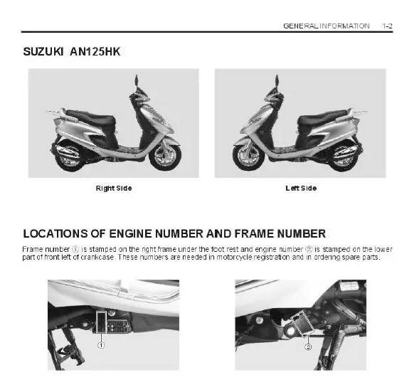 Manual De Serviço Suzuki An 125 Burgman Carburada 2004 2008 Mecanicando