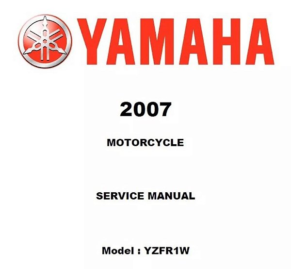 Manual De Serviço Yamaha Yzf R1 2007