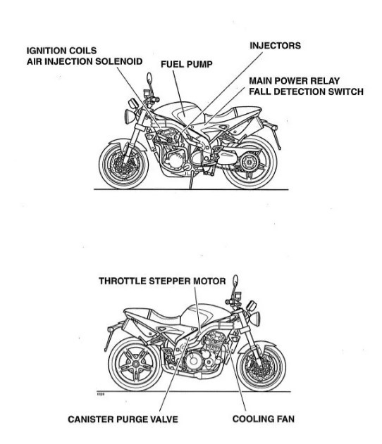 Manual De Serviço Triumph Speed Triple 1050 2011